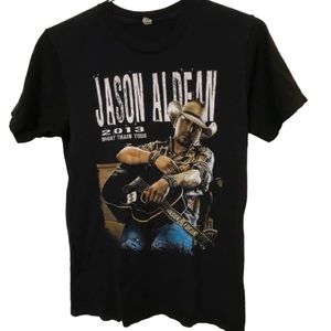 Jason Aldean 2013 Night Train Tour Country Music Men’s Black S T-Shirt